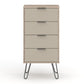 4 drawer narrow chest of drawers