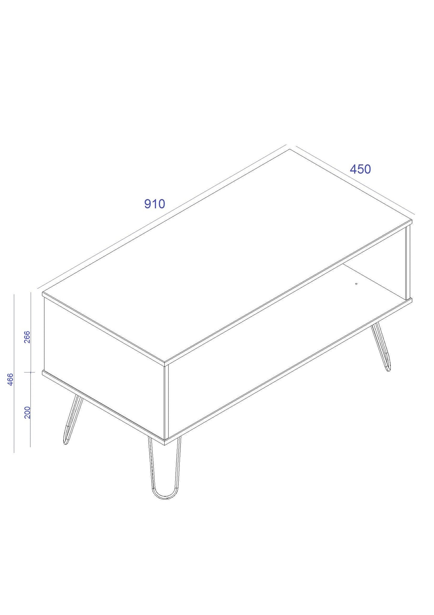 open coffee table