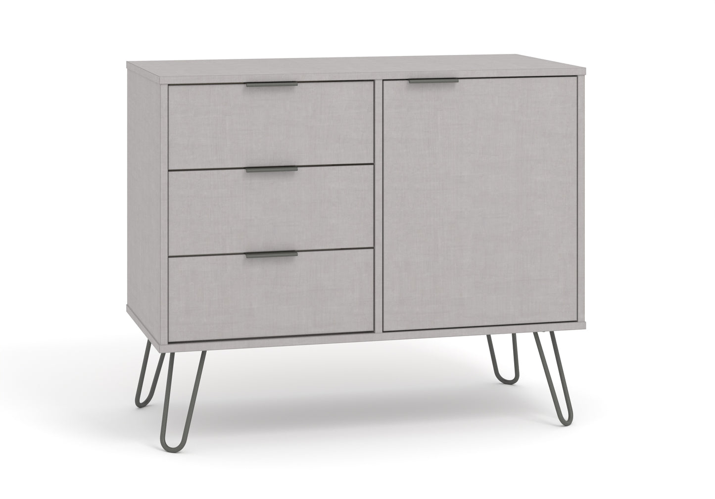 small sideboard with 1 doors, 3 drawers