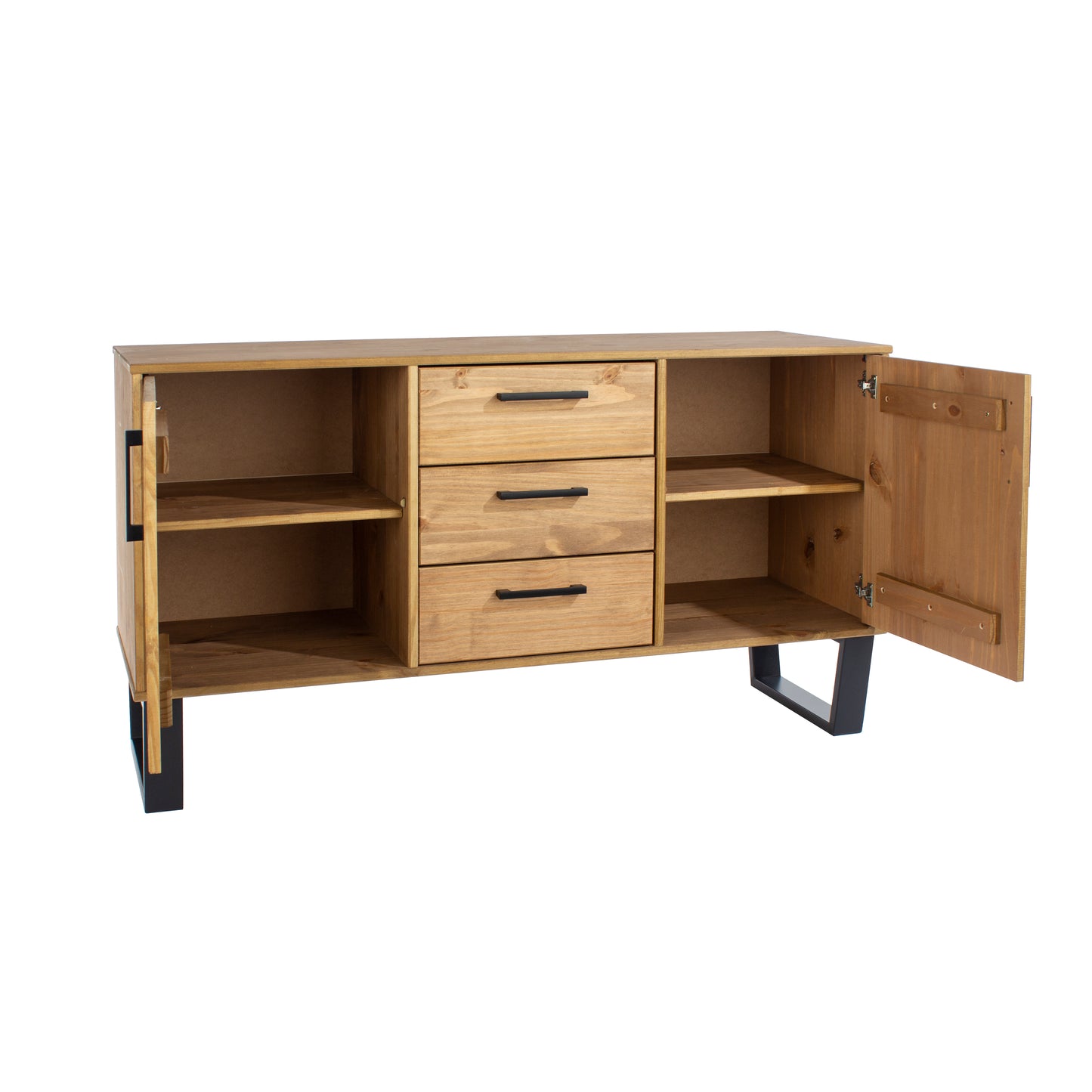 medium sideboard with 2 doors, 3 drawers