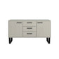 medium sideboard with 2 doors, 3 drawers