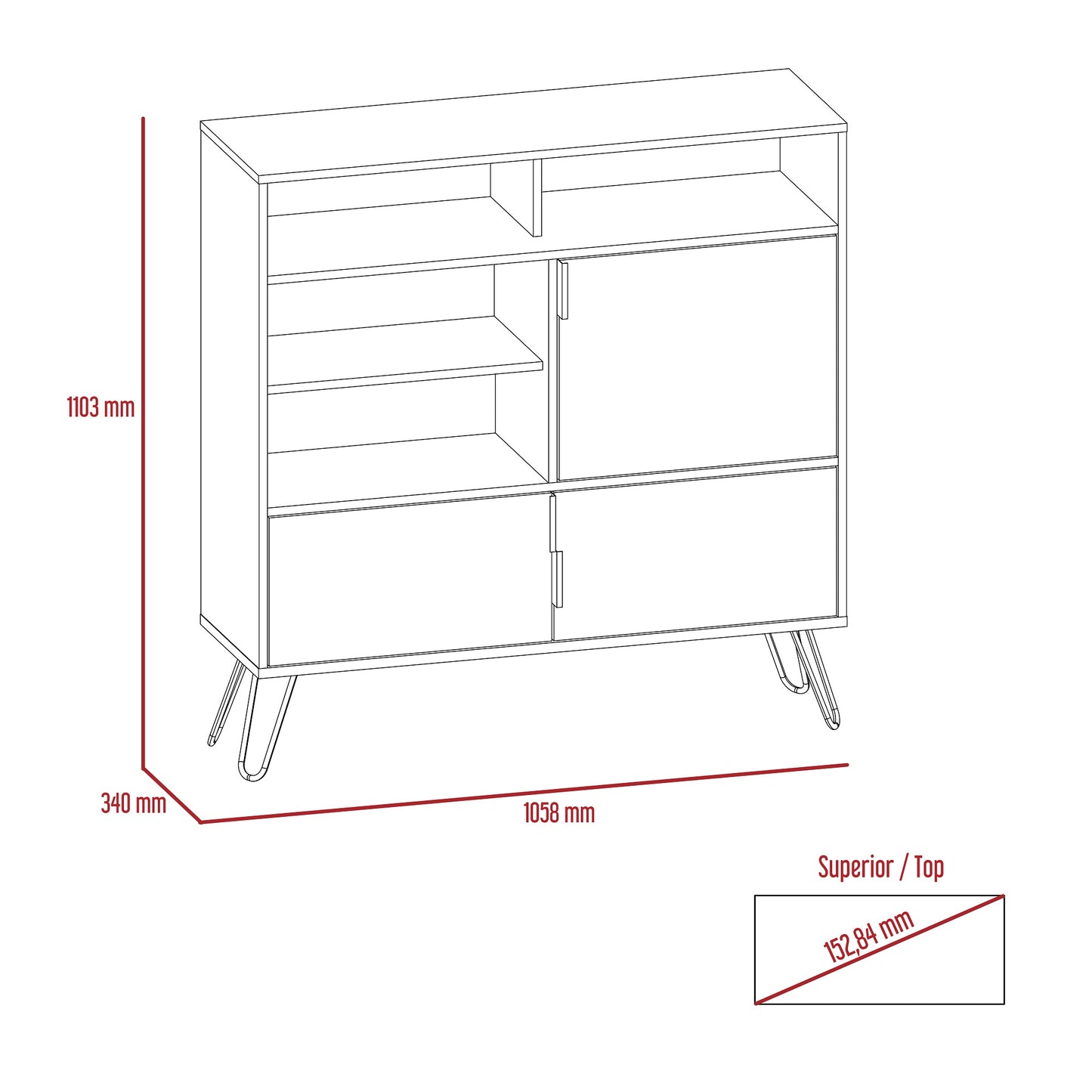 high sideboard