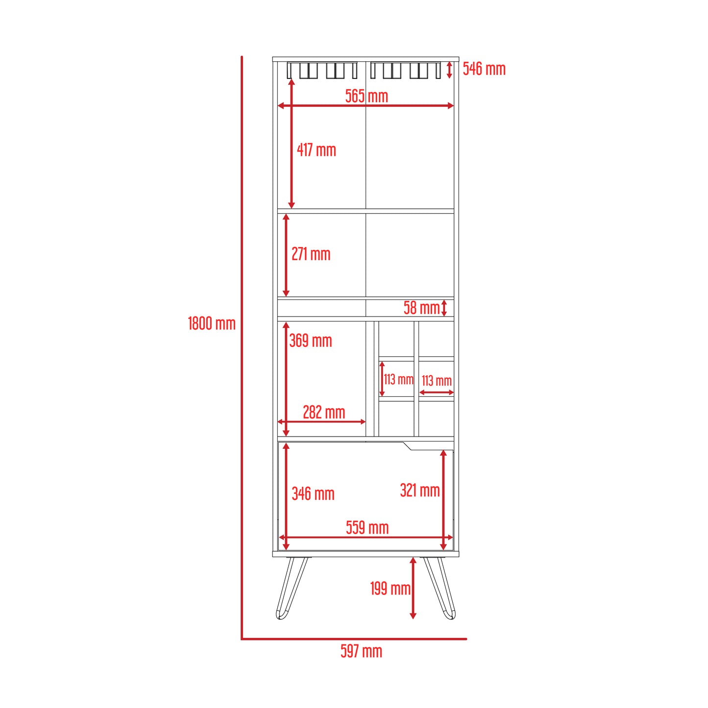 tall drinks cabinet