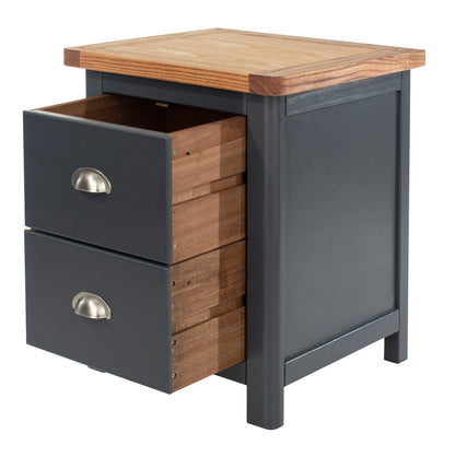 2 drawer bedside cabinet