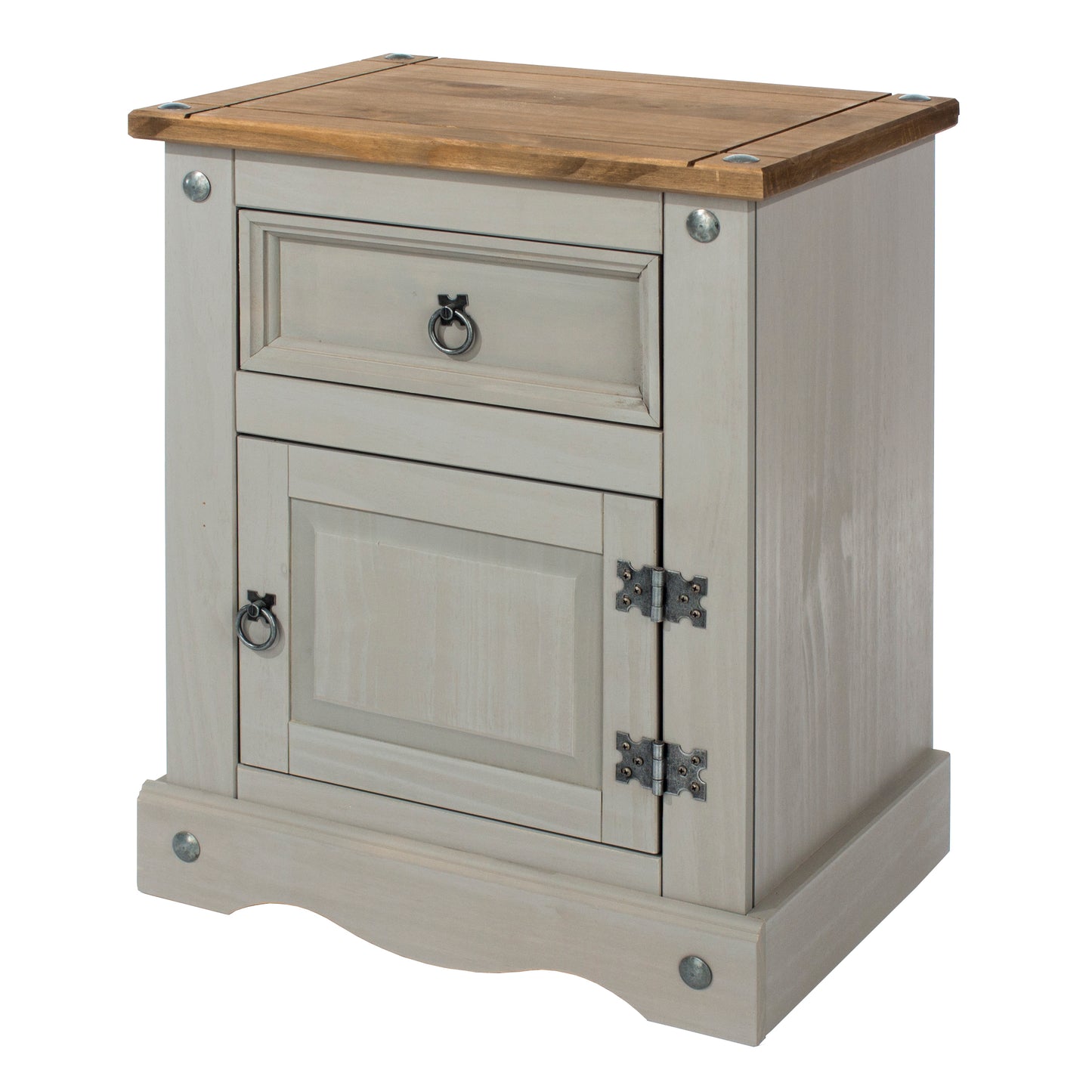 1 door, 1 drawer bedside cabinet