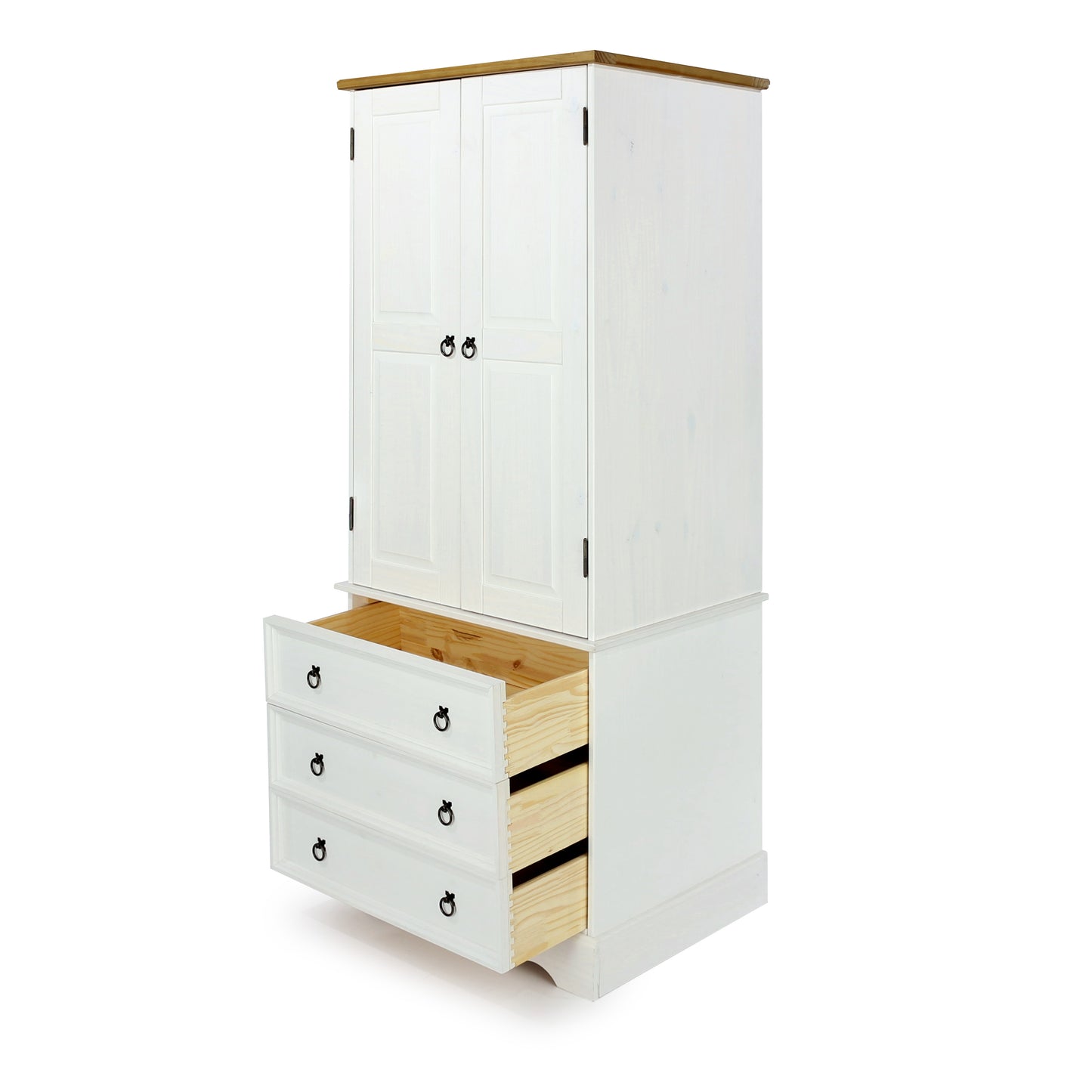 2 door, 3 drawer wardrobe