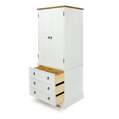 2 door, 3 drawer wardrobe