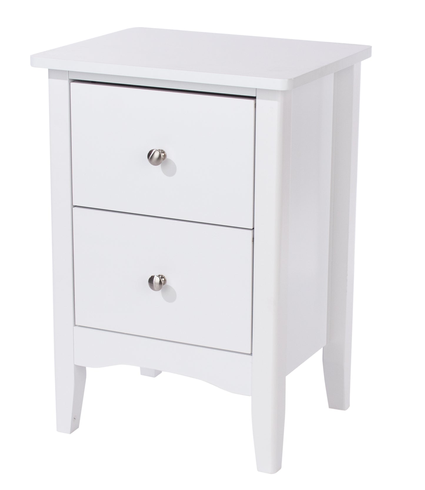 2 petite drawer bedside cabinet