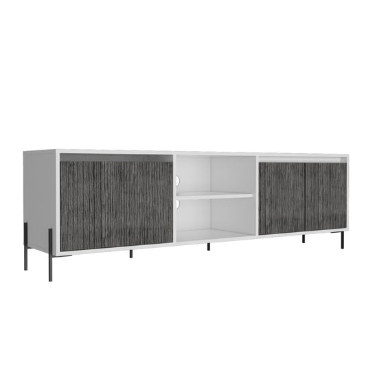 ultra wide TV rack with 4 doors