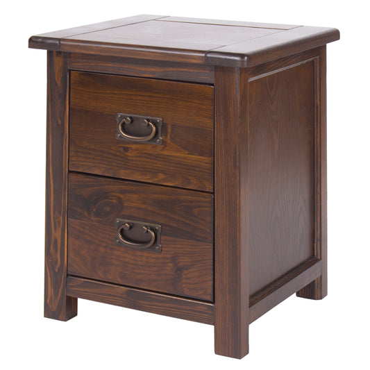 2 drawer bedside cabinet