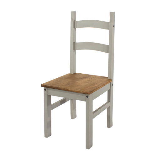 solid pine chairs (pair)