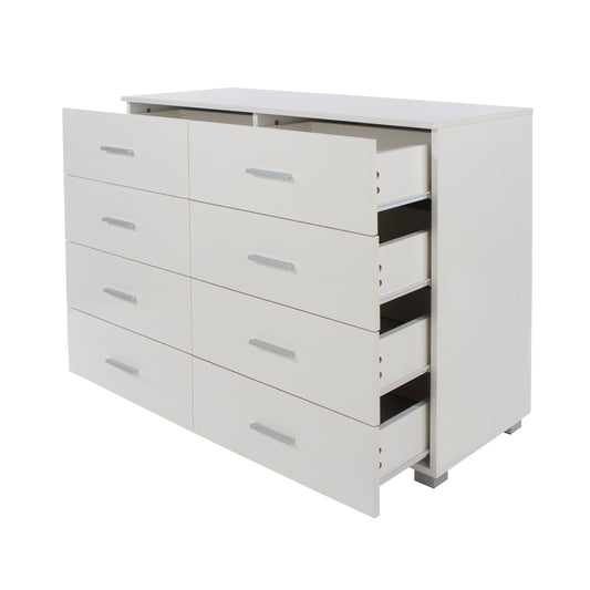 4+4 drawer wide chest of drawer