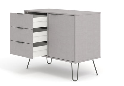 small sideboard with 1 doors, 3 drawers