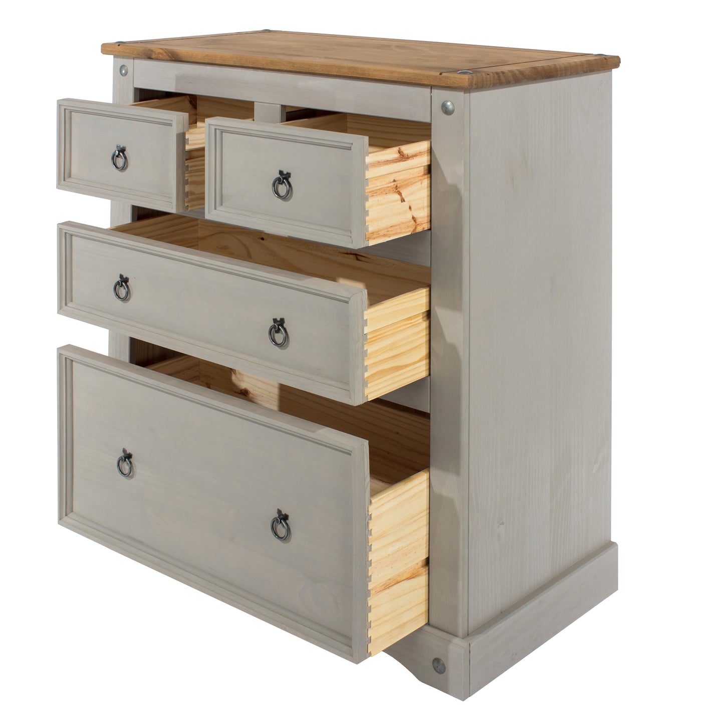 2+2 drawer chest