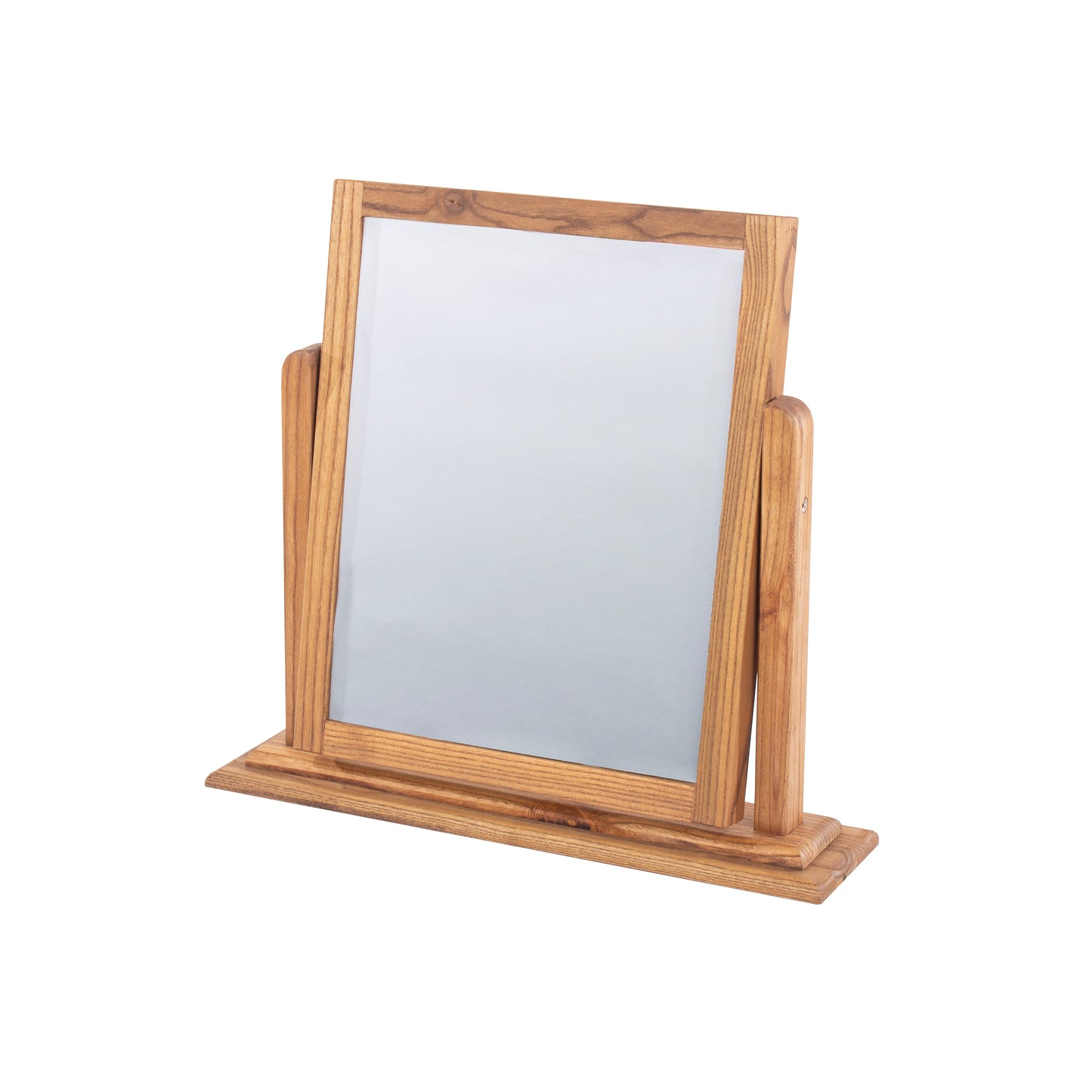 single mirror, oak finish (requires assembly)