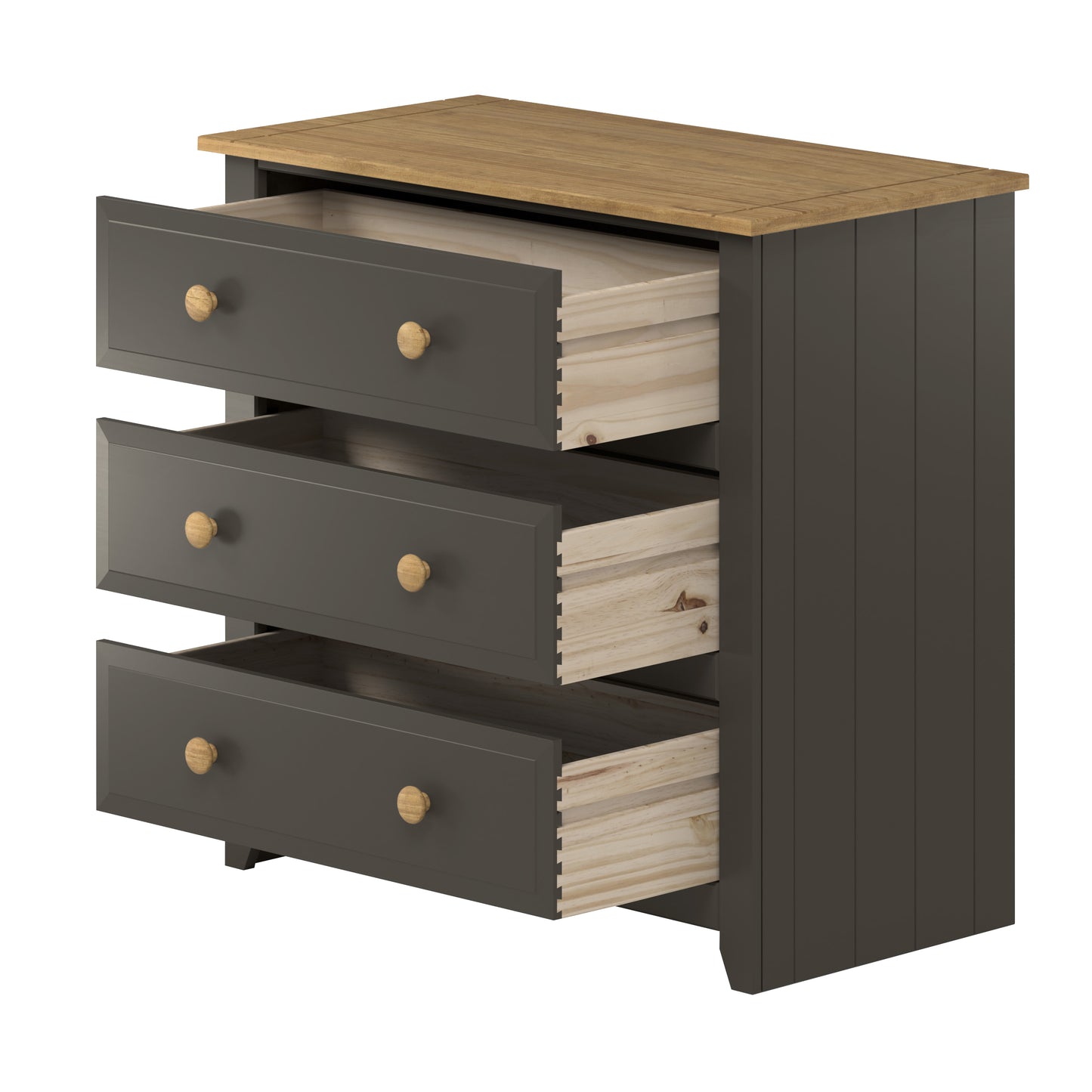 3 drawer chest