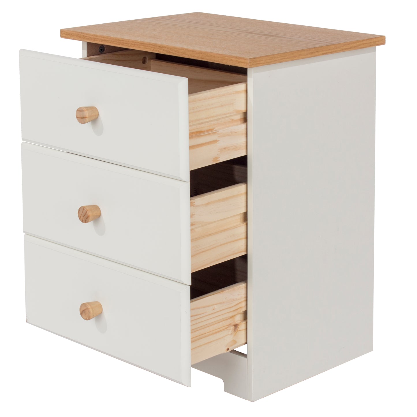 3 drawer bedside cabinet