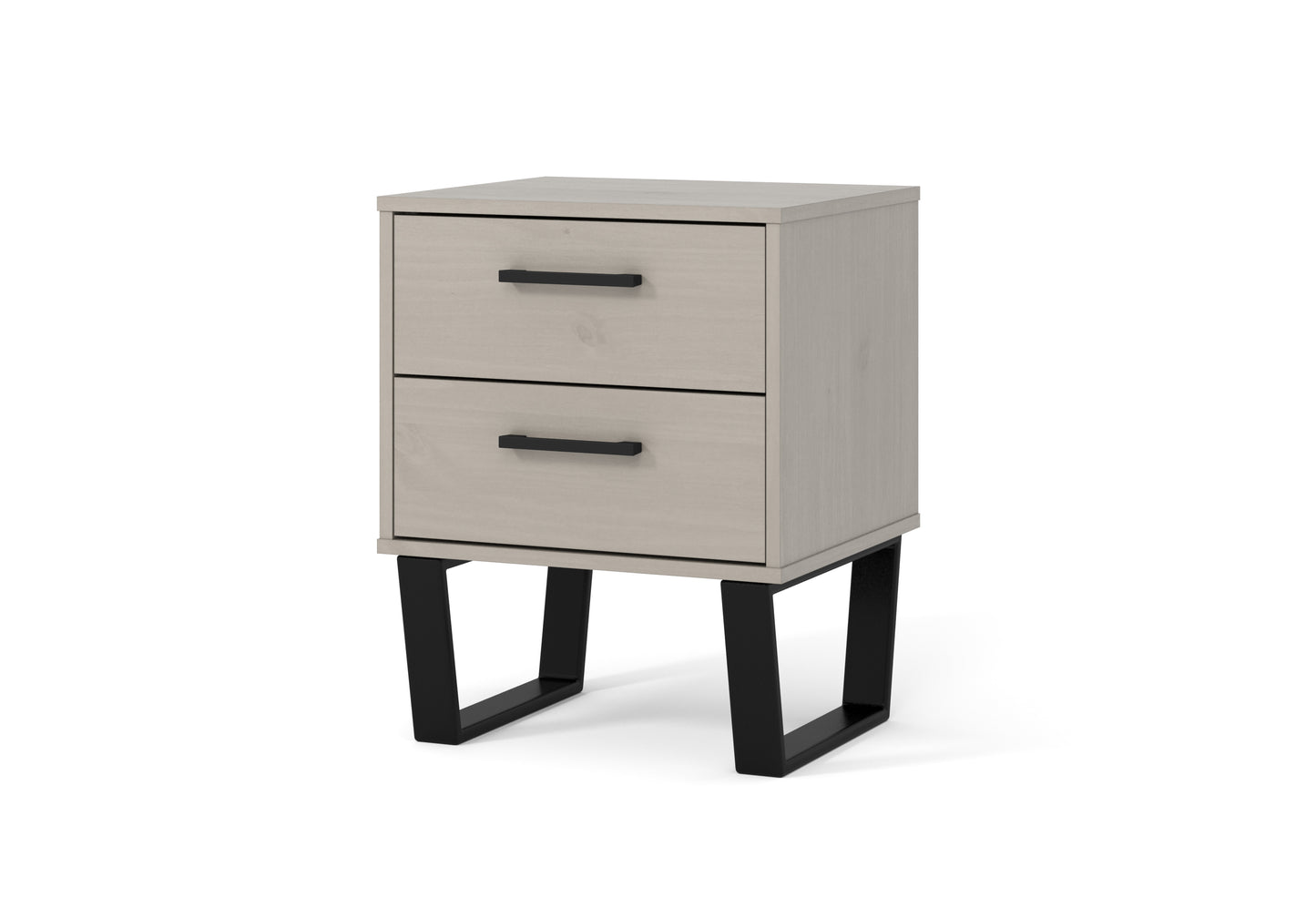 2 drawer bedside cabinet