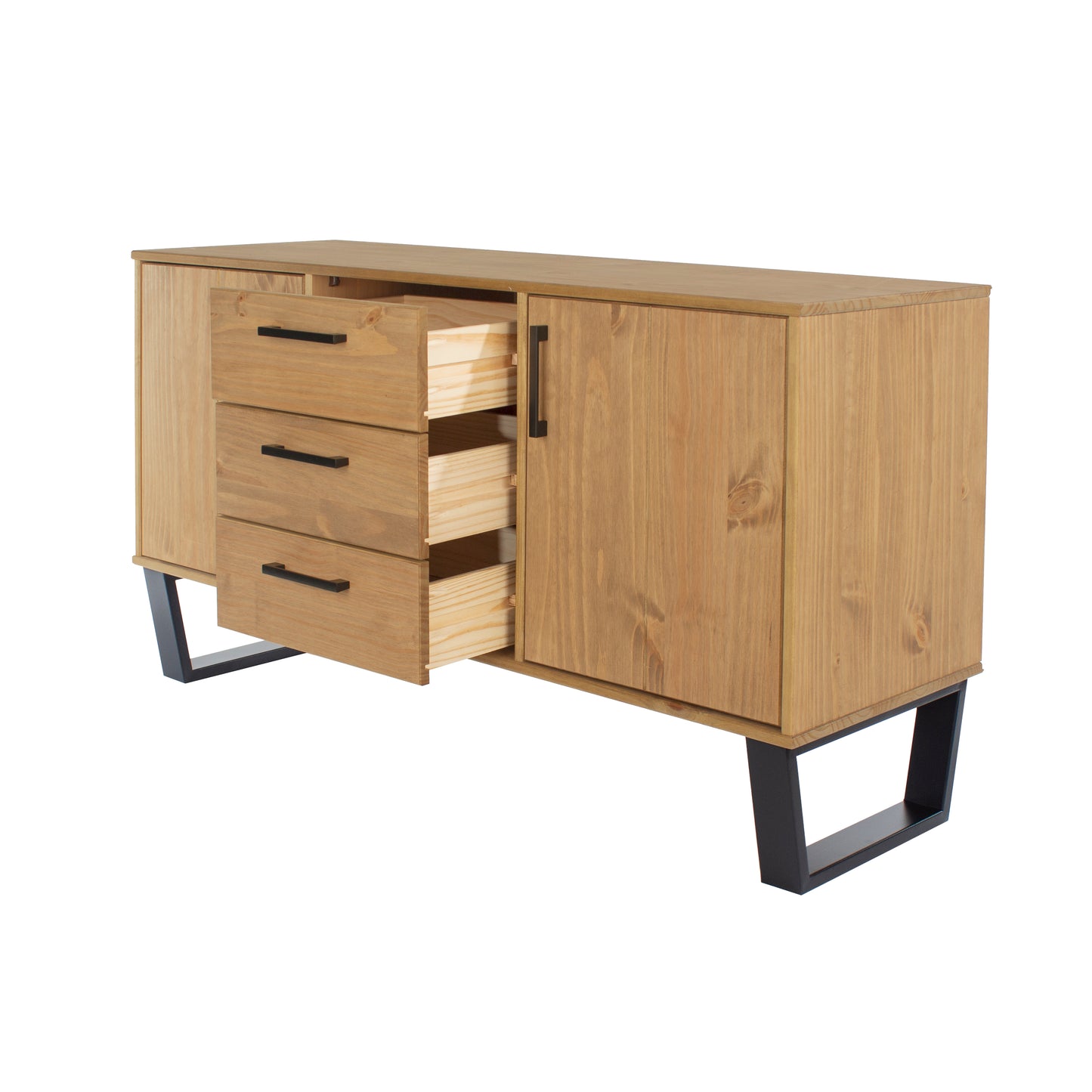 medium sideboard with 2 doors, 3 drawers